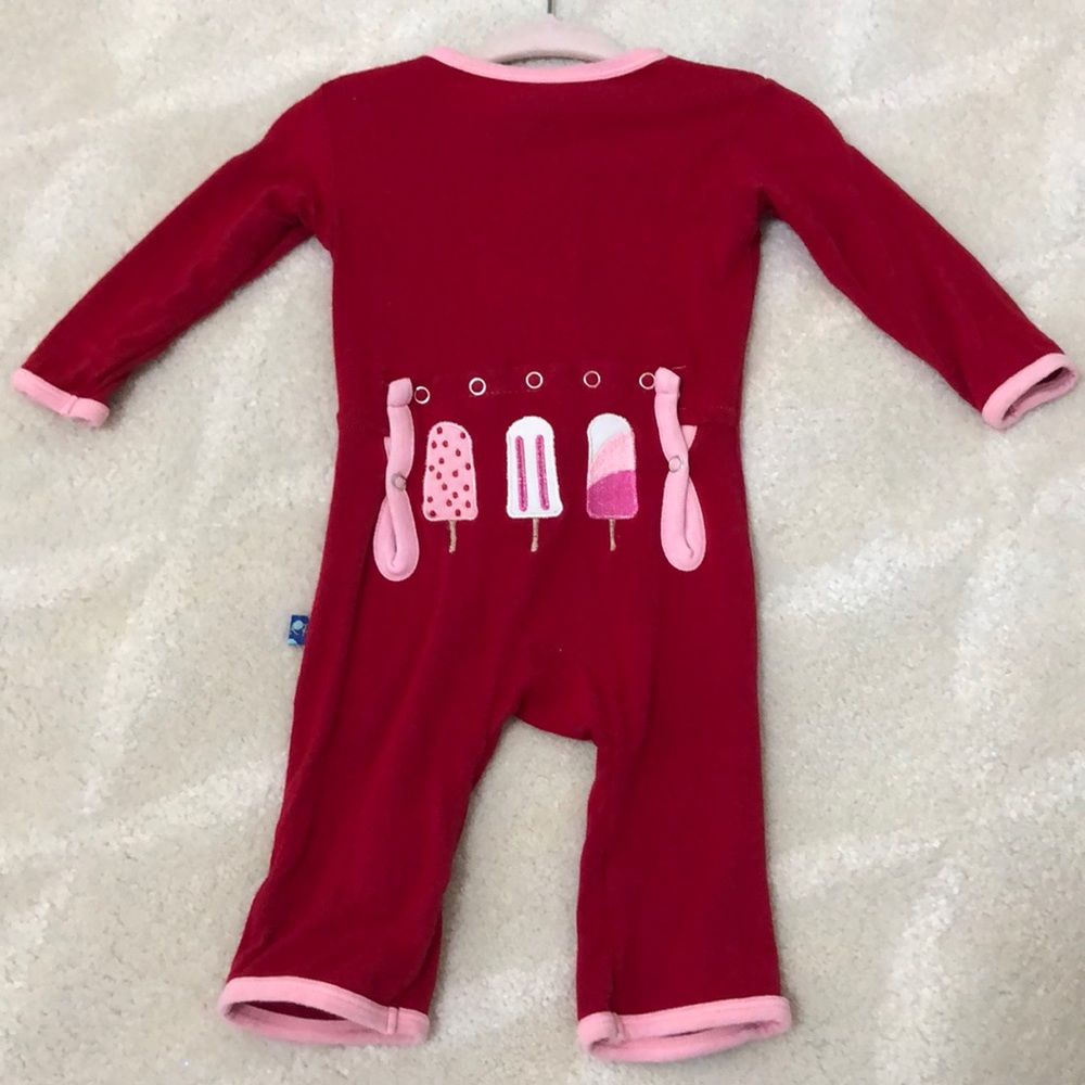 KICKEE PANTS  ♥️popsicle pajamas ♥️GUC SIZE 0-3
